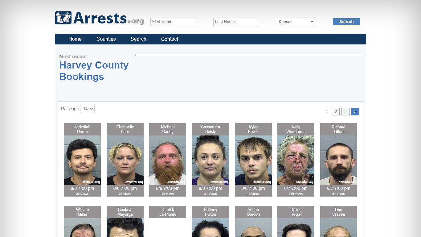 Harvey County Arrests and Inmate Search